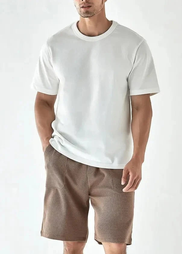 300gsm Heavyweight Casual Loose Waffle Shorts | Yosummer | Yosummer
