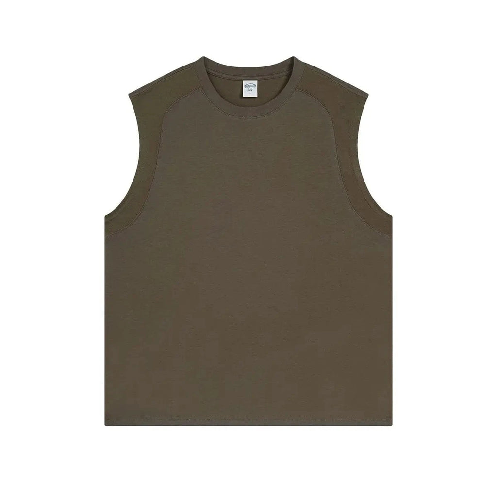 190 gsm Boxy Suit Sleeveless Tank Top - Yosummer