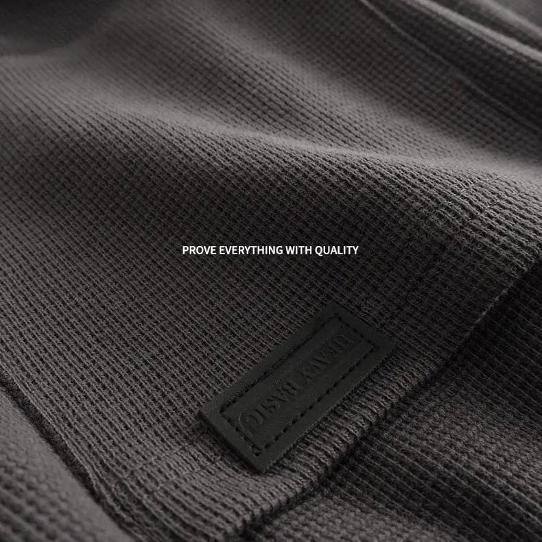 300gsm Heavyweight Casual Loose Waffle Shorts - Yosummer