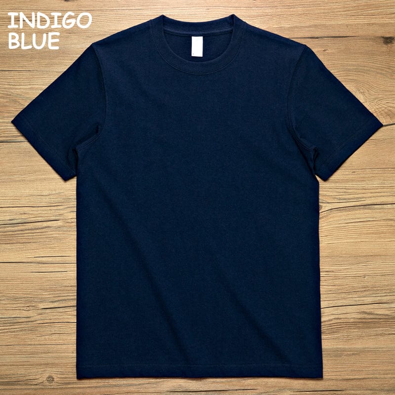 Blue Collection | Premium Cotton Round Neck Tee （Unisex）| 260 gsm - Yosummer