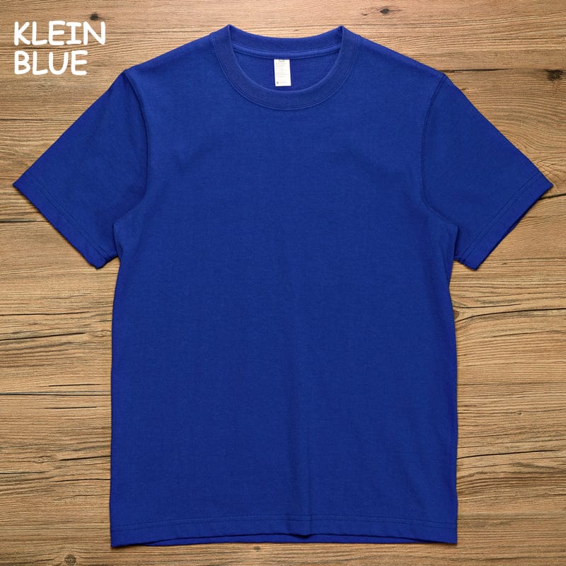 Blue Collection | Premium Cotton Round Neck Tee （Unisex）| 260 gsm - Yosummer