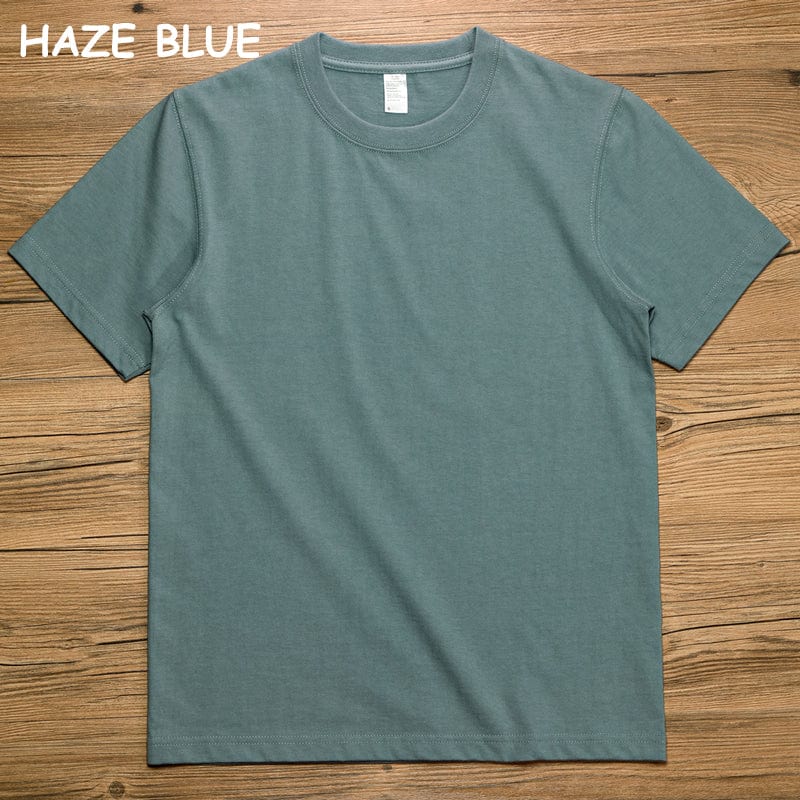 Blue Collection | Premium Cotton Round Neck Tee （Unisex）| 260 gsm - Yosummer