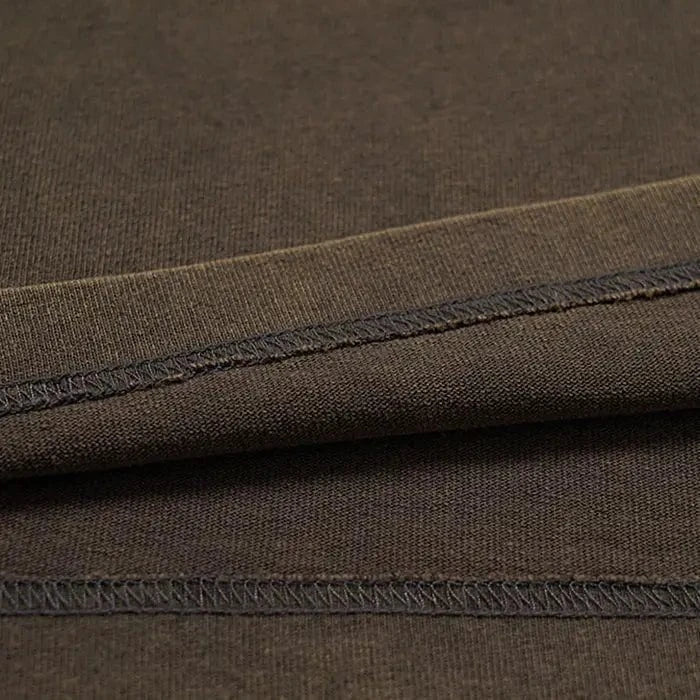 Brown Coffee | Enzyme Washed Heavyweight Short Sleeves Tshirt | 300 gsm - Yosummer