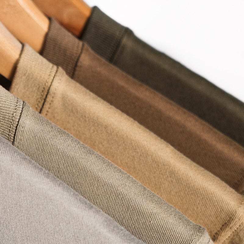 Brown Collection | Premium Cotton Round Neck Tee （Unisex）| 260 gsm - Yosummer