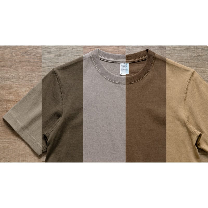 Brown Collection | Premium Cotton Round Neck Tee （Unisex）| 260 gsm - Yosummer