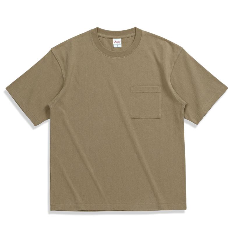 OverSize | Pocket | Premium Cotton Round Neck Tee （Unisex） - Yosummer