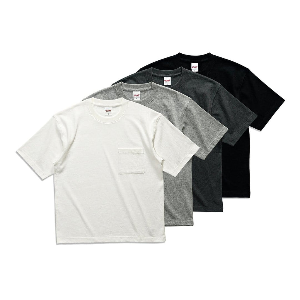 OverSize | Pocket | Premium Cotton Round Neck Tee （Unisex） - Yosummer