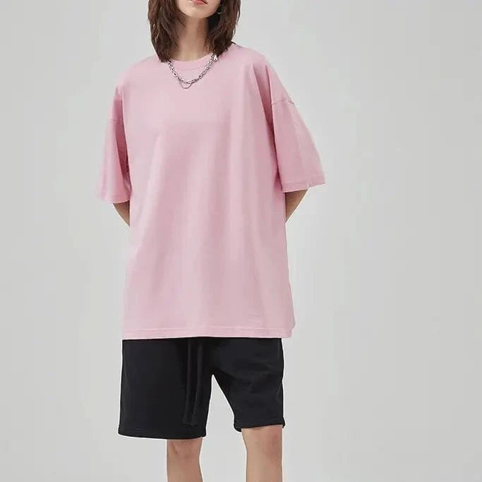 Pink Collection | Premium Cotton Round Neck Tee （Unisex）| 230 gsm - Yosummer