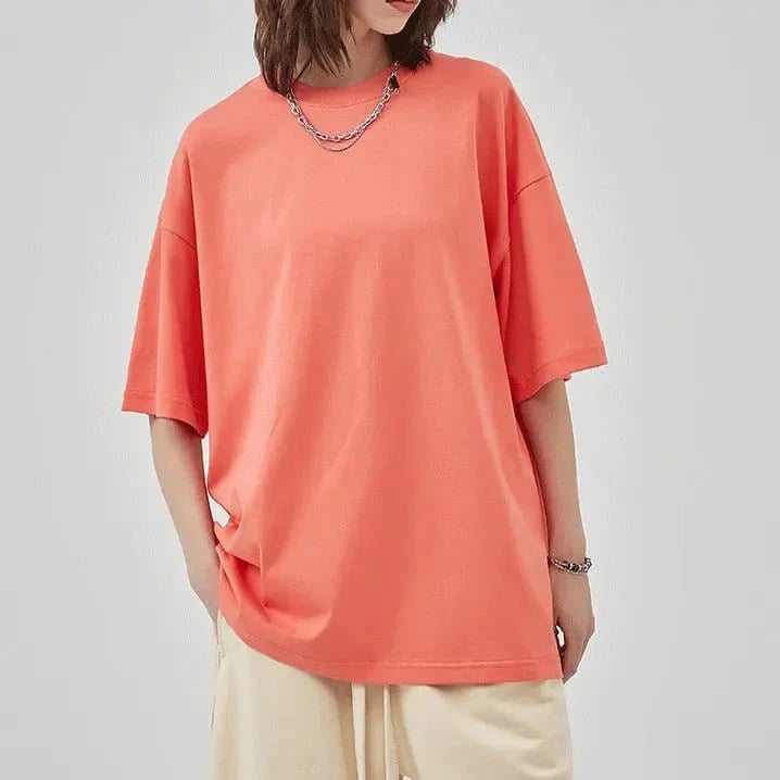 Pink Collection | Premium Cotton Round Neck Tee （Unisex）| 230 gsm - Yosummer