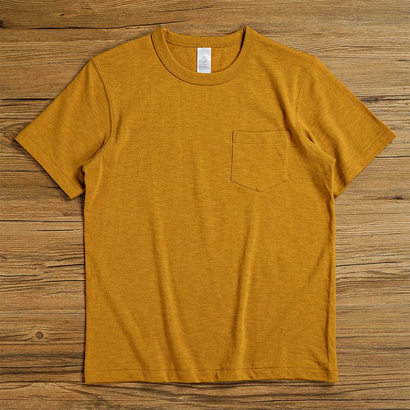 Slub Cotton Tubulat Short Sleeve T-Shirt | 210 gsm - Yosummer