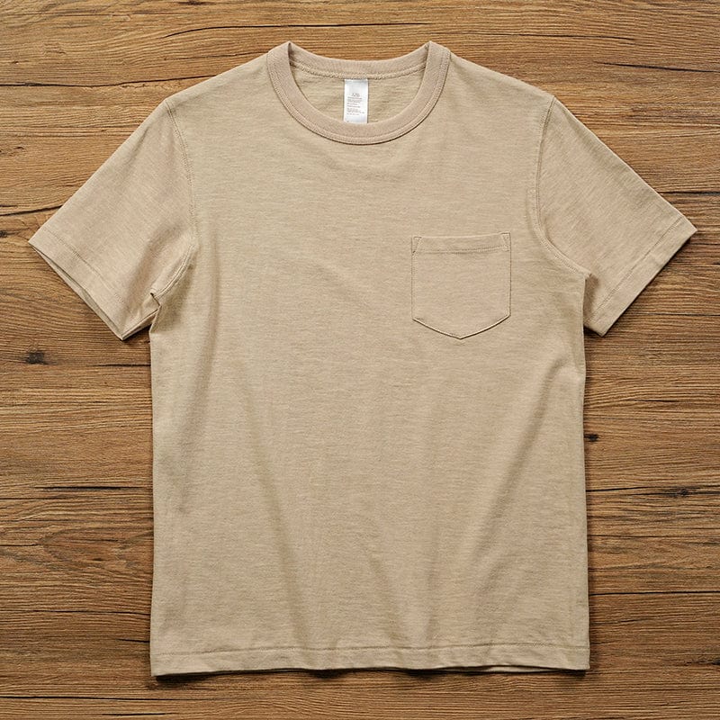 Slub Cotton Tubulat Short Sleeve T-Shirt | 210 gsm - Yosummer