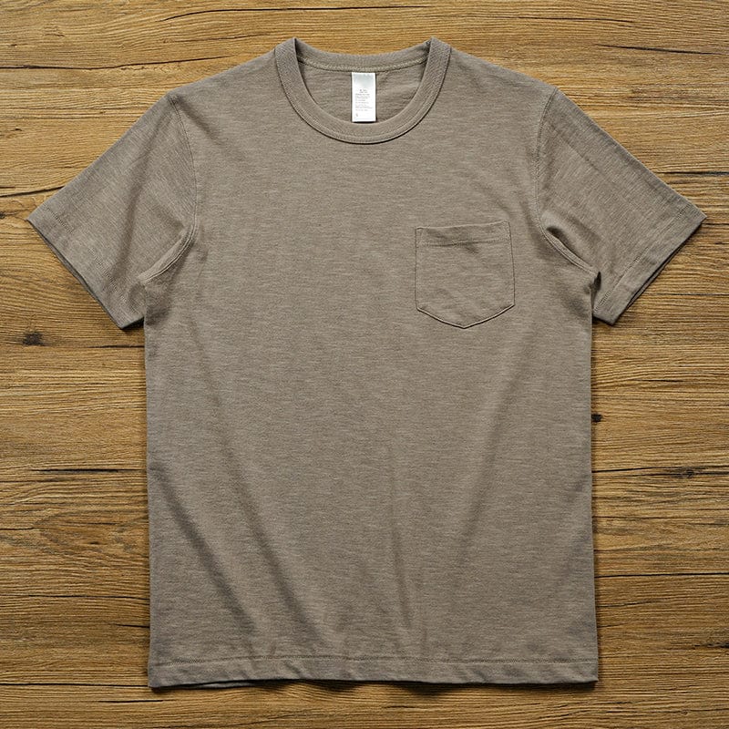 Slub Cotton Tubulat Short Sleeve T-Shirt | 210 gsm - Yosummer