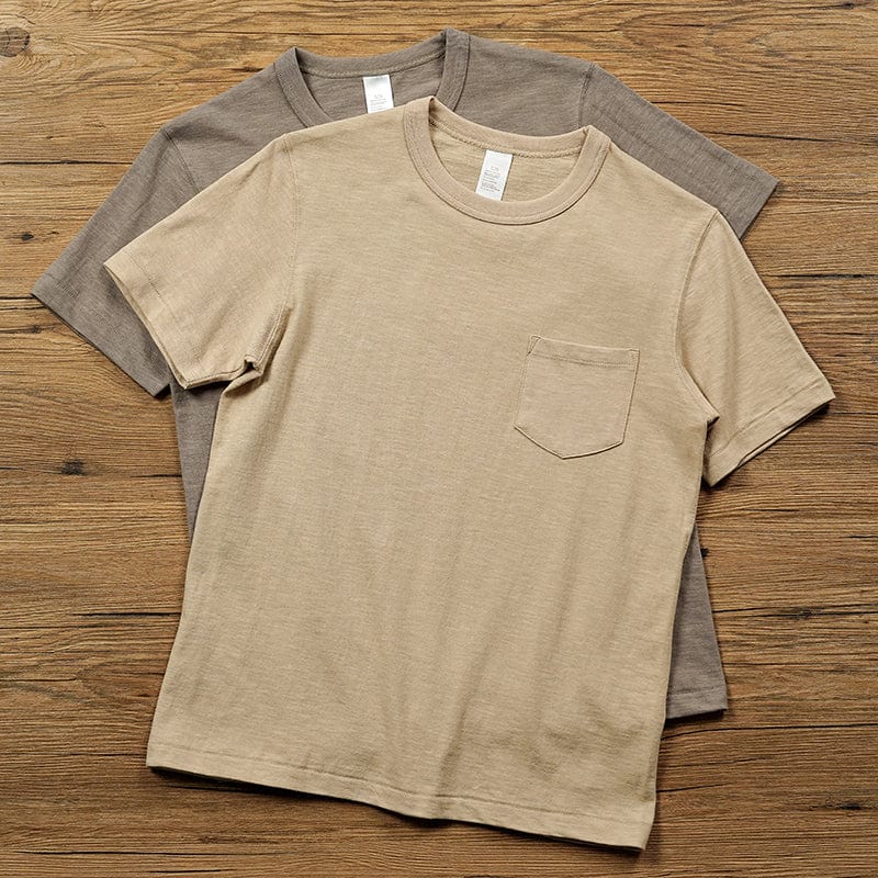 Slub Cotton Tubulat Short Sleeve T-Shirt | 210 gsm - Yosummer