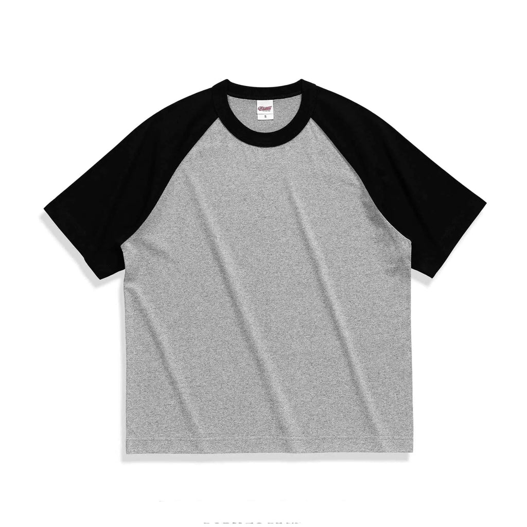Yosummer Premium Cotton Crew Neck Raglan Short Sleeve Oversize T-Shirts | 300 gsm