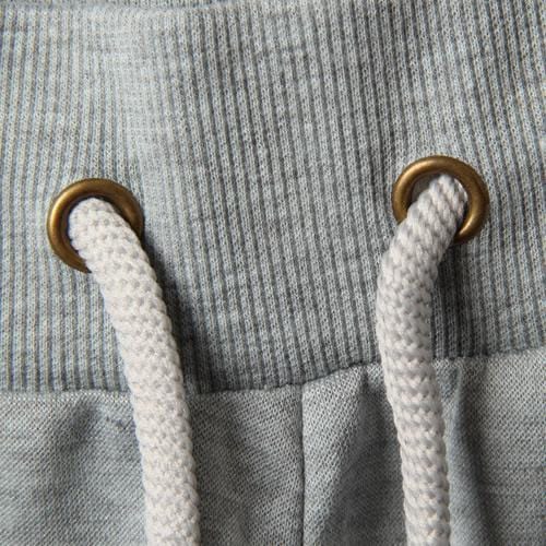 Drawstring Waist Knit Jogger Shorts