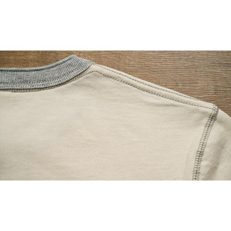 Premium Cotton Henley Shirt Short Sleeve T-Shirt | 265 gsm