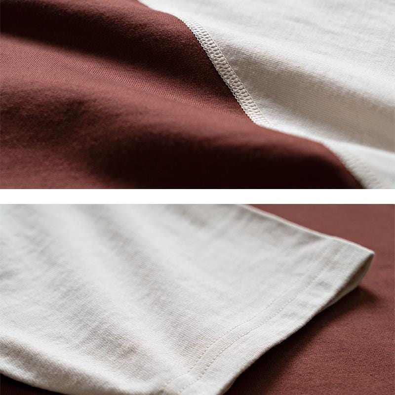 Premium Cotton Round Neck Raglan Short Sleeve T-Shirts | 265 gsm