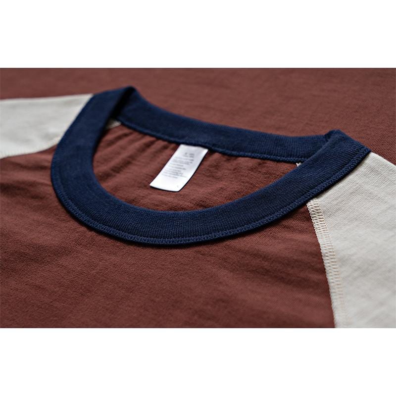 Premium Cotton Round Neck Raglan Short Sleeve T-Shirts | 265 gsm