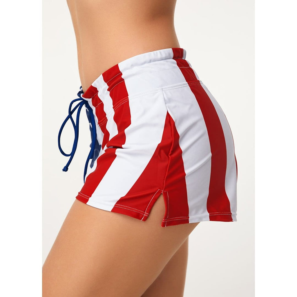 Stars&Stripes Casual Silky Short with Belt